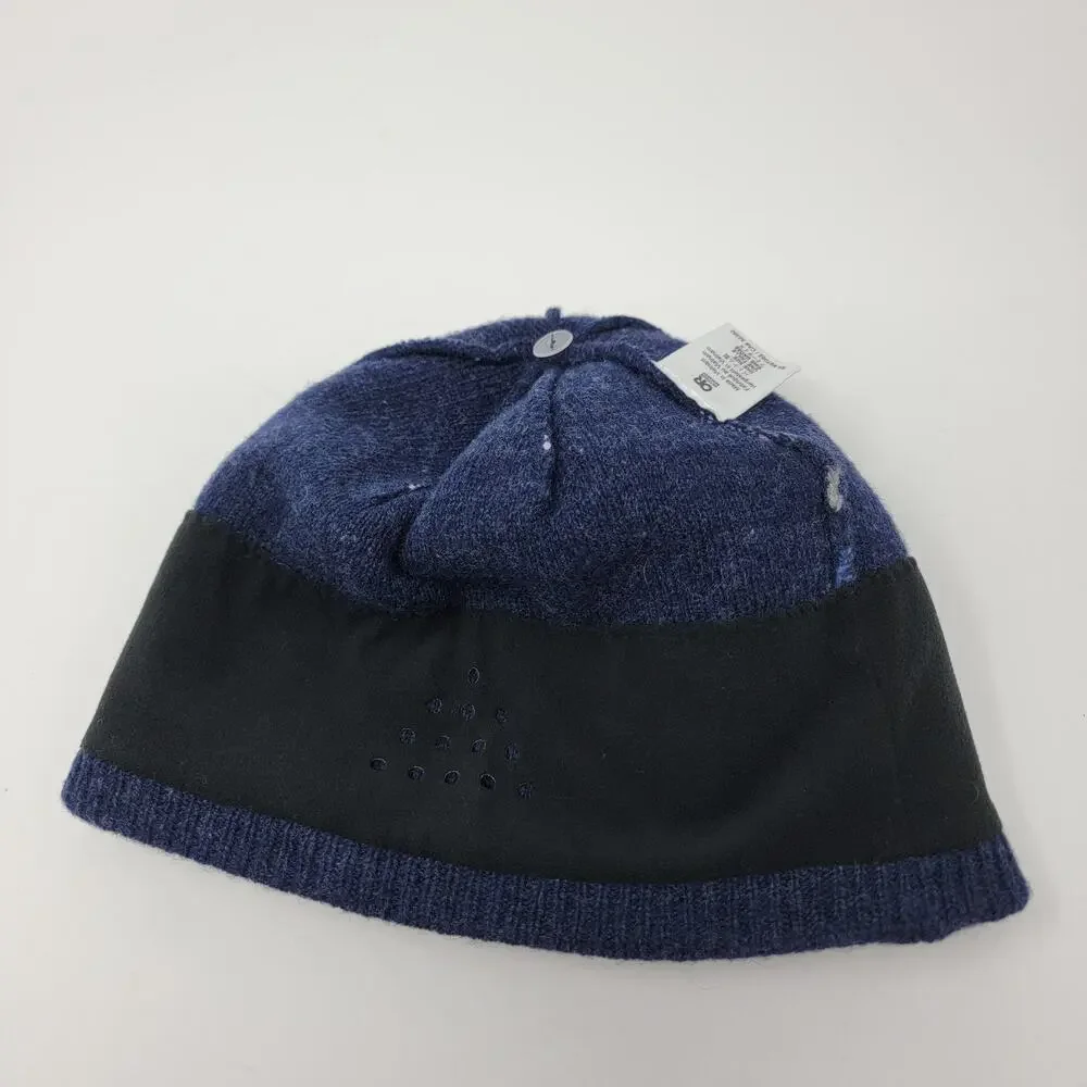 Outdoor Research Beanie Spitsbergen Windstopper Lambswool Knit Stripe Blue Gray